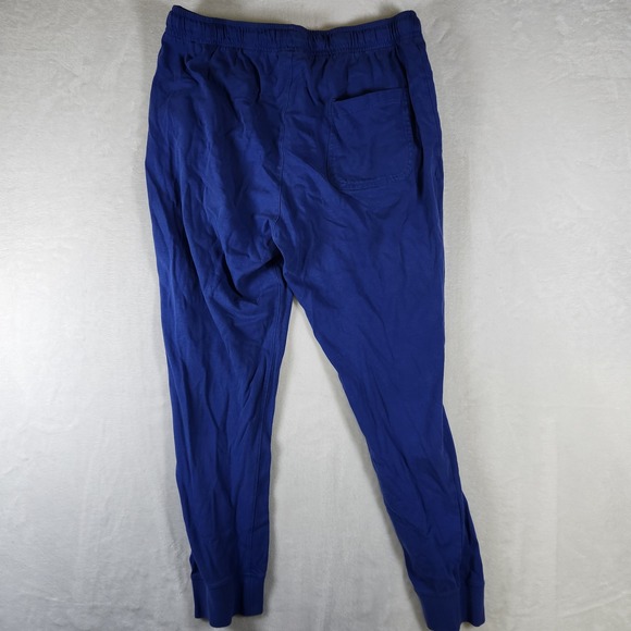 Nike Club Fleece Joggers Men's Blue Sweatpants Drawstring Pockets Large - Picture 6 of 6